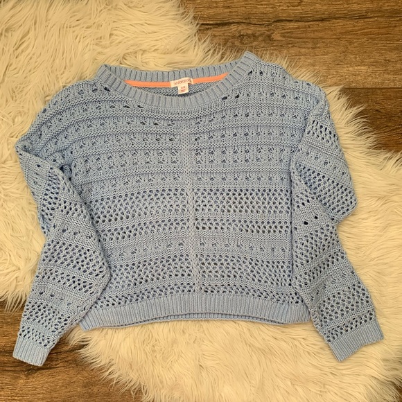 Cropped Open Weave Sweater - Picture 7 of 8